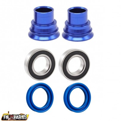 Kit rulmenti roata spate FM-Parts +kit etansare I TULEJKAMI KTM / HUSQVARNA / GAS GAS '03-'23 Culoare Albastru