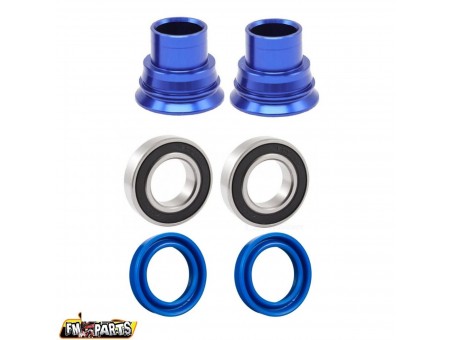 Kit rulmenti roata spate FM-Parts +kit etansare I TULEJKAMI KTM / HUSQVARNA / GAS GAS '03-'23 Culoare Albastru