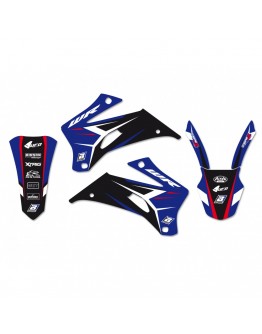 Kit grafic BLACKBIRD YAMAHA WR 250F '07-'14, WR 450F '07-'11 DREAM 4 culoare Albastru Negru