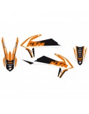 Kit grafic BLACKBIRD KTM SX/SX-F '19-'22, EXC/EXC-F '20-'23 DREAM 4 culoare Portocaliu Negru