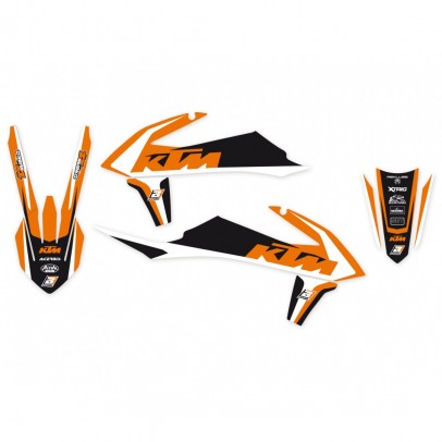 Kit grafic BLACKBIRD KTM SX/SX-F '19-'22, EXC/EXC-F '20-'23 DREAM 4 culoare Portocaliu Negru