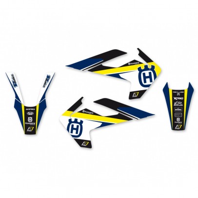 Kit grafic BLACKBIRD HUSQVARNA FC/TC '16-'18, TE/FE '17-'19 DREAM 4 culoare Albastru Galben