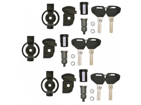 Set incuietori pentru topcase KAPPA - KGR33, KGR46, K49, K46, K47, K35 KFR, KVE, KMS SECURITY LOCK (3 buc.)