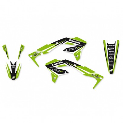 Kit grafic BLACKBIRD KAWASAKI KX 450F '16-'18 DREAM 4 culoare Verde Negru