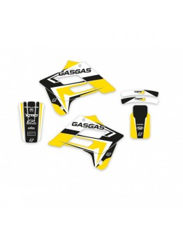 Kit grafic BLACKBIRD GAS GAS EC 125/250/300 '02-'06; FSR 450 '02-'06 DREAM 4 culoare Galben Negru