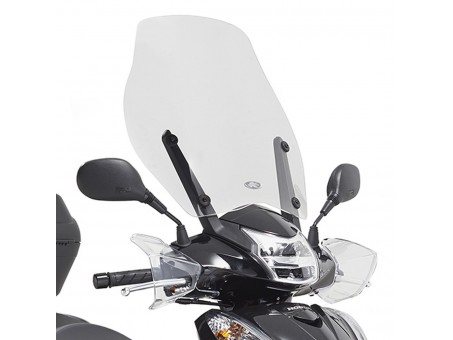 Parbriz moto KAPPA - HONDA SH 300i (15-19) 51,5 x 49 CM Transparent