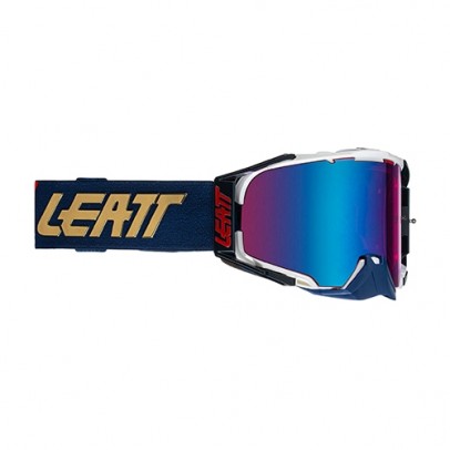 Ochelari Leatt Velocity 6.5 Iriz Royal Lens Blue UC 26% - Albastru/Alb