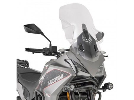 Parbriz moto KAPPA - MOTO MORINI X-CAPE 649 '21-'22 (62 X 43CM) Transparent