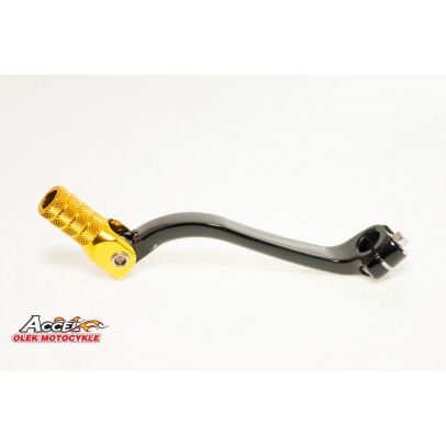 Pedala schimbator SUZUKI RMZ 450 '08-'23 aluminiu culoare negru, capat auriu (LCA4315)