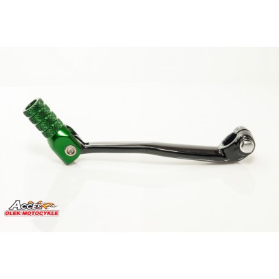 Pedala schimbator KAWASAKI KXF 450 '09-'18 aluminiu culoare negru, capat verde