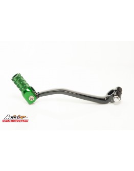 Pedala schimbator KAWASAKI KXF 250 '09-'18 aluminiu culoare negru, capat verde (13156-0124)