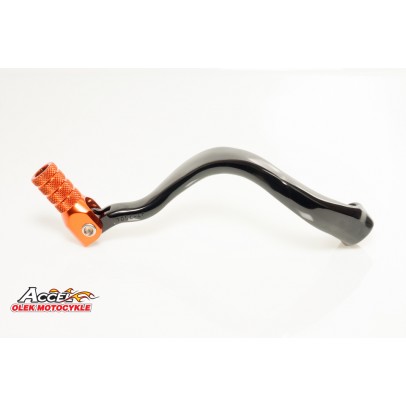 Pedala schimbator KTM LC8 950/990/1090/1190 '03-'18 aluminiu culoare negru, capat portocaliu (OEM-5834031144)