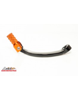 Pedala schimbator KTM DUKE 690 '08-'19, SUPER DUKE 690 '09-'17 aluminiu culoare negru, capat portocaliu (7503403100)