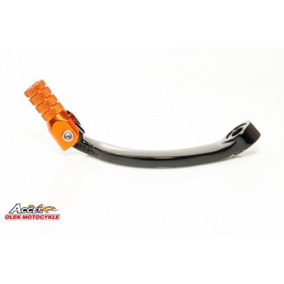 Pedala schimbator KTM DUKE 690 '08-'19, SUPER DUKE 690 '09-'17 aluminiu culoare negru, capat portocaliu (7503403100)