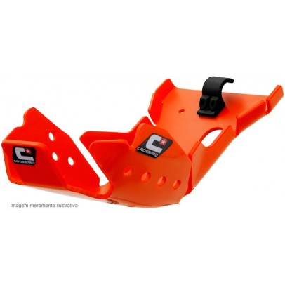 Scut protectie din plastic CROSSPRO MODEL 'EC DTC' pentru: HUSQVARNA TE 250/300 '17-'18, KTM EXC 250/300 '17-'19 culoare Portocaliu