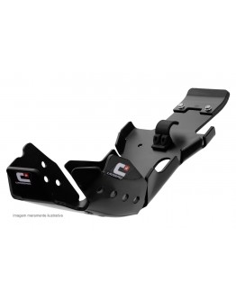 Scut protectie din plastic CROSSPRO model PRO-LINK DTC HARD ENDURO pentru: BETA 250/300 RR '20-'23 culoare Negru