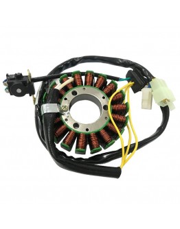 Stator alternator GAUSS SUZUKI EN 125 YES, INTRUDER 125, KATANA 125 (OEM:32101-12F30; 32101-12F40; 32101-12FB0)