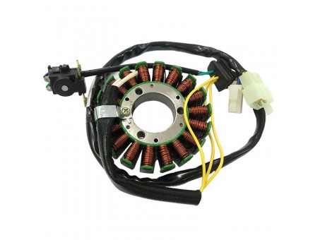 Stator alternator GAUSS SUZUKI EN 125 YES, INTRUDER 125, KATANA 125 (OEM:32101-12F30; 32101-12F40; 32101-12FB0)