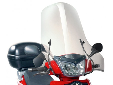 Parbriz moto KAPPA - KYMCO PEOPLE S50/125/200 64 x 71 CM Transparent - necesar Kit montaj 137AK