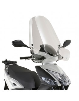 Parbriz moto KAPPA - KYMCO AGILITY 50-125-150 72 x 66 CM Transparent - necesar Kit montaj A440AK '08-'13 I A6119AK '14-'24