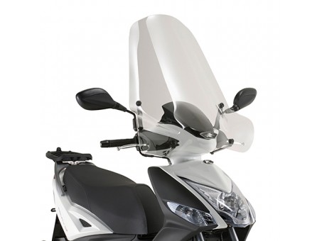 Parbriz moto KAPPA - KYMCO AGILITY 50-125-150 72 x 66 CM Transparent - necesar Kit montaj A440AK '08-'13 I A6119AK '14-'24