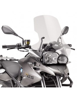 Parbriz moto KAPPA - BMW F 700 GS (13-17) 50 X 49 CM Transparent - necesar Kit montaj D5107KITK