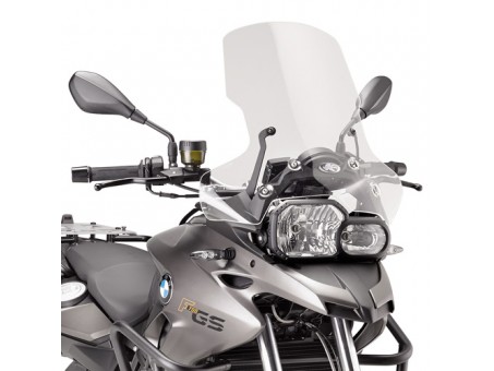 Parbriz moto KAPPA - BMW F 700 GS (13-17) 50 X 49 CM Transparent - necesar Kit montaj D5107KITK