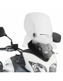 Parbriz moto KAPPA - SUZUKI DL 650 V-STROM (11-16) Airflow reglabil Transparent