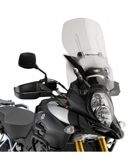 Parbriz moto KAPPA - SUZUKI DL1000 V-STROM (14-18) Airflow reglabil Transparent