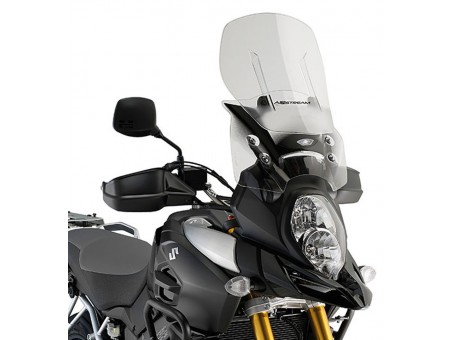 Parbriz moto KAPPA - SUZUKI DL1000 V-STROM (14-18) Airflow reglabil Transparent