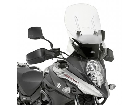 Parbriz moto KAPPA - SUZUKI DL 650 V-STROM (2017) Airflow reglabil Transparent