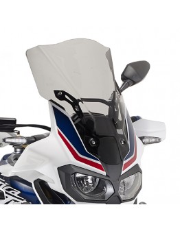 Parbriz moto KAPPA - HONDA CRF 1000L AFRICA TWIN (16-19), CRF 1000L AFRICA TWIN ADVENTURE SPORTS (18-19) 47,5 X 35 CM Fumuriu