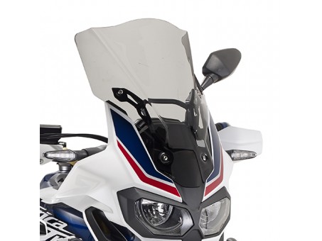 Parbriz moto KAPPA - HONDA CRF 1000L AFRICA TWIN (16-19), CRF 1000L AFRICA TWIN ADVENTURE SPORTS (18-19) 47,5 X 35 CM Fumuriu