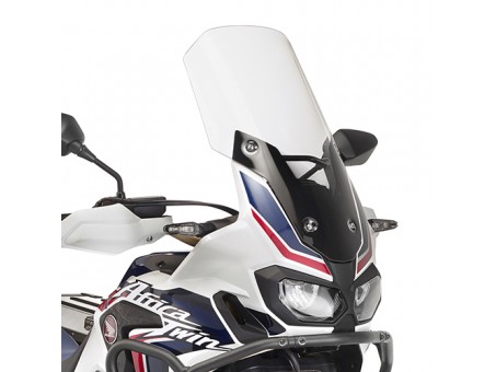 Parbriz moto KAPPA - HONDA CRF 1000L AFRICA TWIN (16-19), CRF 1000L AFRICA TWIN ADVENTURE SPORTS (18-19) 60 X 35 CM Transparent