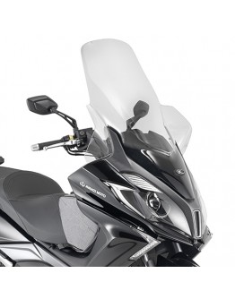 Parbriz moto KAPPA - KYMCO DOWNTOWN 125 ABS (16), DOWNTOWN 350 (15-16) 92,5 X 63,5 CM Transparent