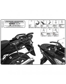 Suport pentru genti laterale KAPPA montare rapida MONOKEY SIDE HONDA CBF 500/600/1000 - doar pentru K33N K'ROAD