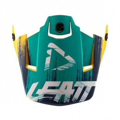 Leatt vizor pentru casca GPX 3.5 V19.1 Gold/Teal - Albastru/Galben