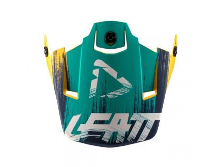 Leatt vizor pentru casca GPX 3.5 V19.1 Gold/Teal - Albastru/Galben