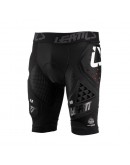 Pantaloni scurti cu protectii LEATT Impact Shorts 3DF 4.0 - Negru/Alb