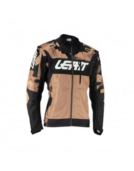 Geaca Offroad Leatt Moto 4.5 X-Flow Stone - Negru/Maro/Camo