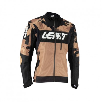 Geaca Offroad Leatt Moto 4.5 X-Flow Stone - Negru/Maro/Camo