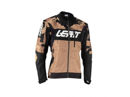 Geaca Offroad Leatt Moto 4.5 X-Flow Stone - Negru/Maro/Camo