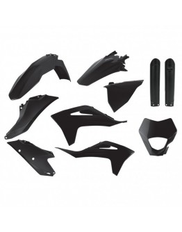 Kit plastice POLISPORT - GAS GAS EC 250/300 TPI '21-22; EC-F 250/350 '21-22 - Negru