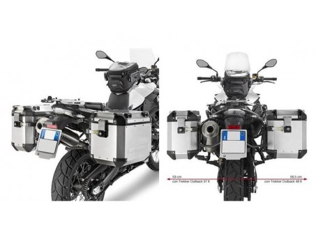 Suport pentru genti laterale KAPPA MONOKEY CAM SIDE BMW F 650 GS / F 800 GS (08-17), F 700 GS (13-17) - compatibil cu KFR K'FORCE ALU