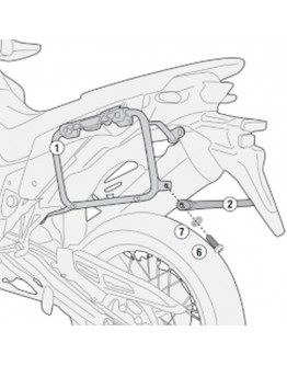 Suport pentru genti laterale KAPPA MONOKEY HONDA XL 750 Transalp (2023) - MONOKEY RETRO-FIT K-VENTURE ALU si K'MISSION ALU