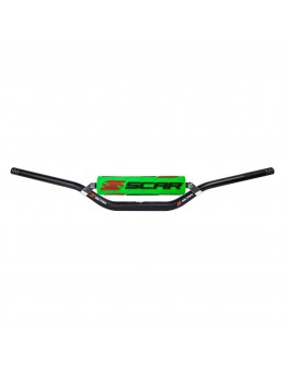 Ghidon cu traversa SCAR 28,6 mm STEWART/VILLOPOTO - Negru burete Verde/Alb