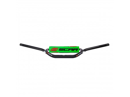 Ghidon cu traversa SCAR 28,6 mm STEWART/VILLOPOTO - Negru burete Verde/Alb