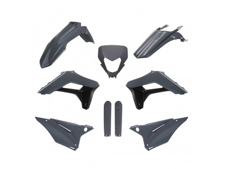 Kit plastice POLISPORT - (FULL KIT) SHERCO SE-R/SEF-R '24 - Gri/Negru