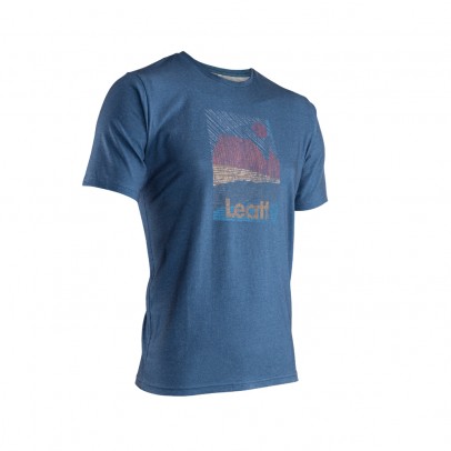 Tricou Leatt Core Denim - Albastru