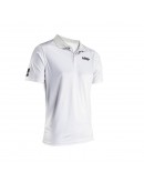 Tricou polo Leatt Team Short Steel - Alb